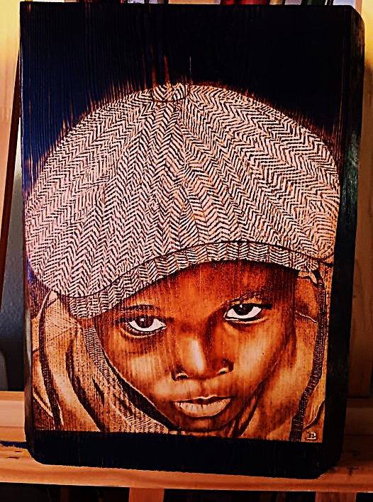 BRONX (bois de pin) 29cmx37cm