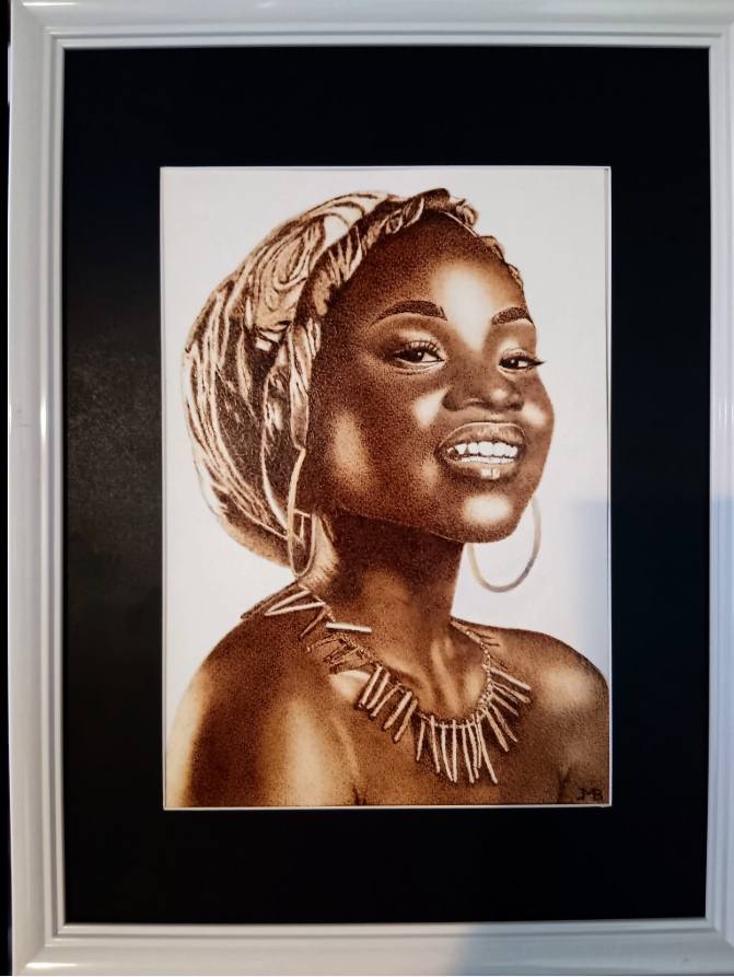 CREOLE, papier aquarelle 40x30cm