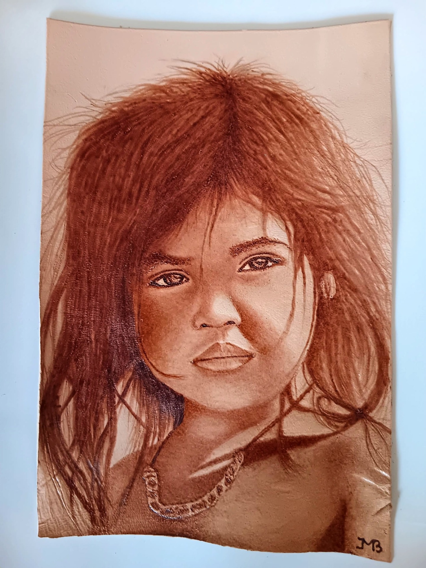 menina amazonense, cuir 